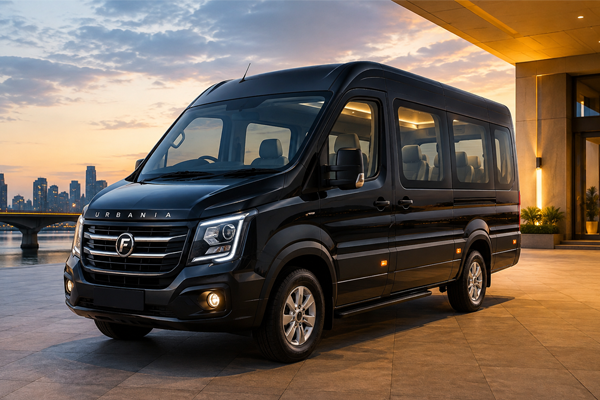9 Seater Force Urbania Rental in Ahmedabad
