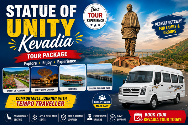 Statue of Unity, Kevadia Tour Package